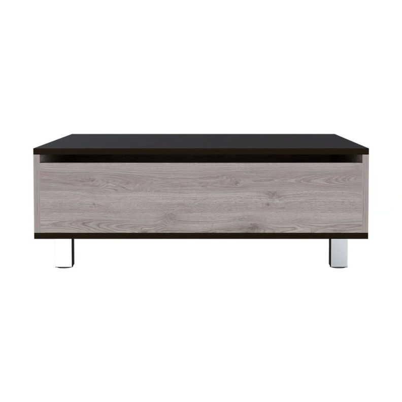 MESA DE CENTRO EXTENSIBLE FM-002G GRIS Y NEGRO-1