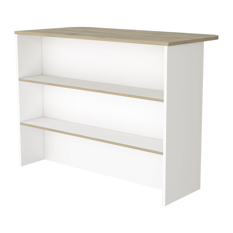 ISLA COCINA 120X60X90 CM FM-003C - CAFE CLARO-1