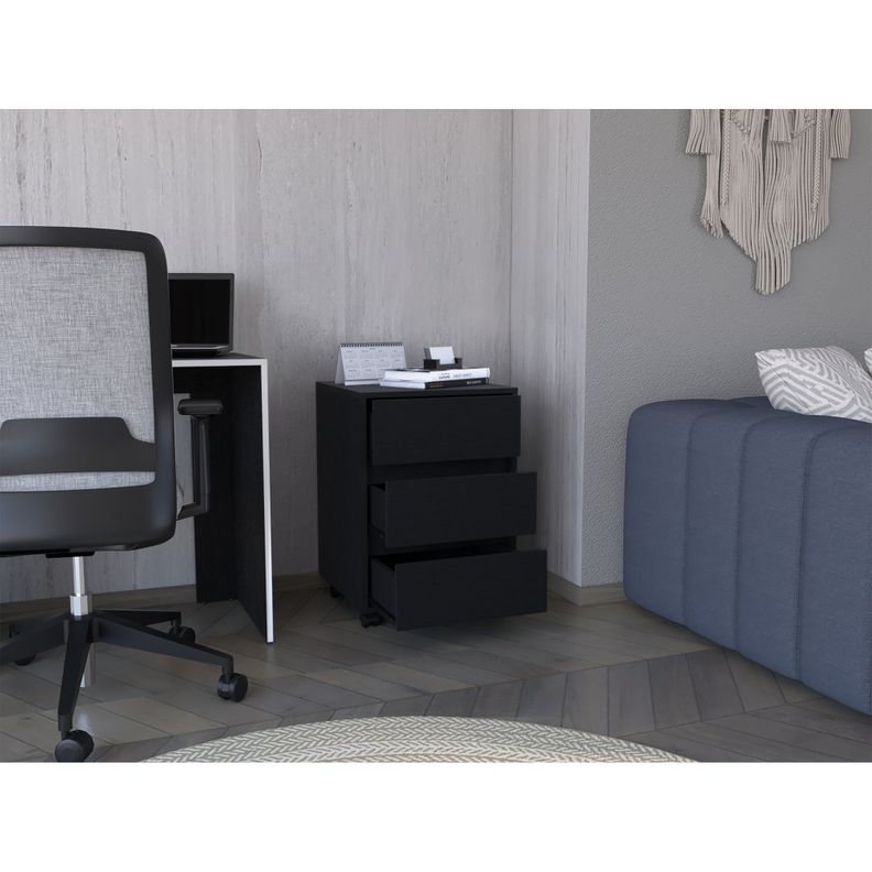 CAJONERA CON RUEDAS FM-007N NEGRO-5
