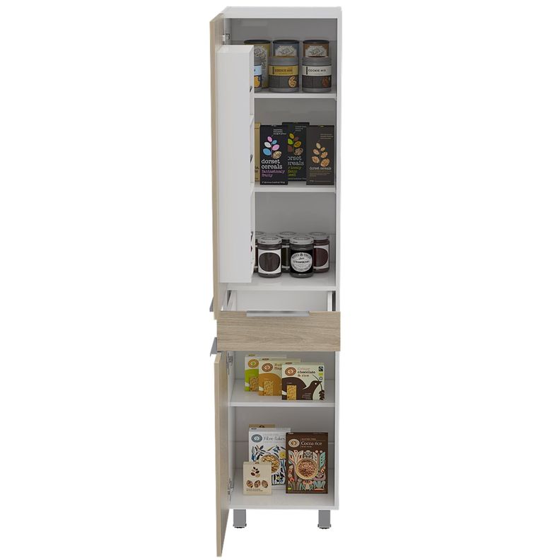 MUEBLE ALACENA 2 PUERTAS 1 CAJON FM-011C- CAFÉ CLARO-2