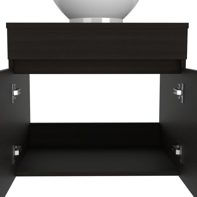 Mueble Vanitorio 2 Puerta Fm-001 Negro-4