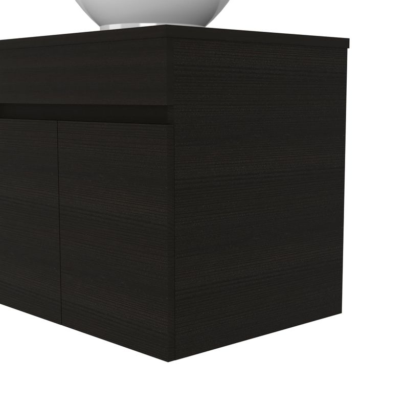 Mueble Vanitorio 2 Puerta Fm-001 Negro-5