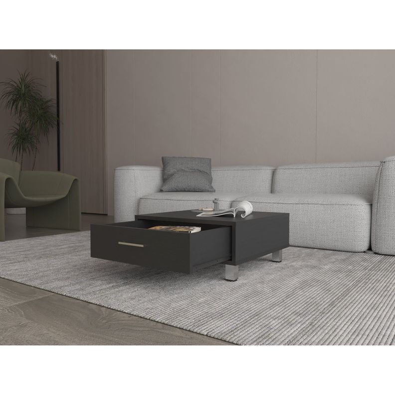 MESA DE CENTRO 1 CAJÓN FM-001N - NEGRO-5