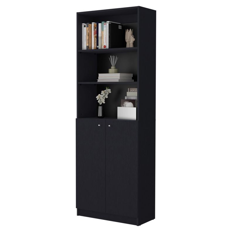 ESTANTE 2 PUERTAS FM-020N NEGRO-2