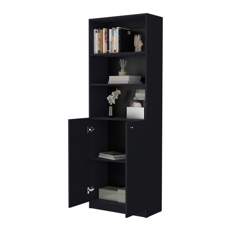 ESTANTE 2 PUERTAS FM-020N NEGRO-3
