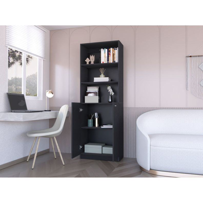 ESTANTE 2 PUERTAS FM-020N NEGRO-5