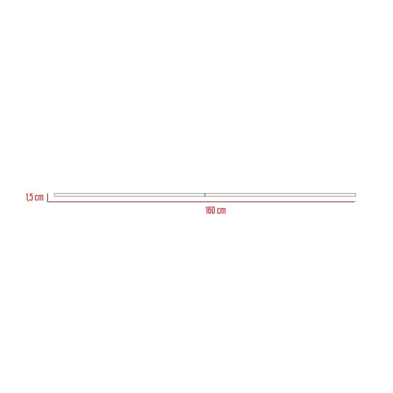 SET 2 REPISAS 160X25X1,5 CM FM-002B BLANCO Y CAFÉ OSCURO-6