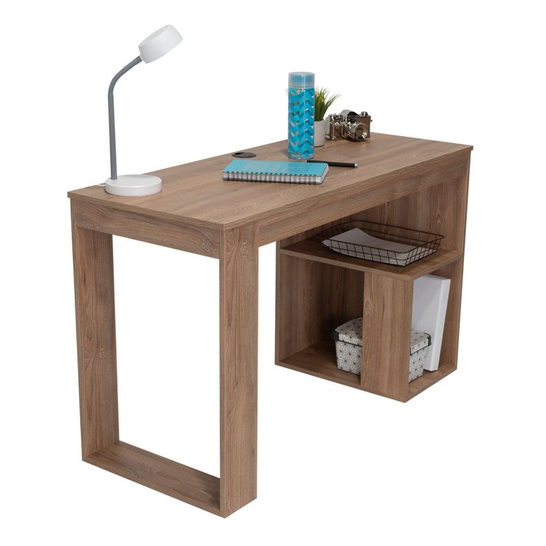 ESCRITORIO 120X73,5X50 CM FM-037C - CAFÉ CLARO-3
