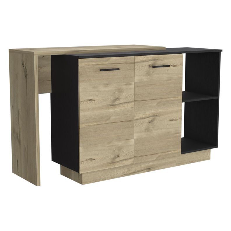 ISLA DE COCINA 2 PUERTAS FM-009C - CAFÉ CLARO-0