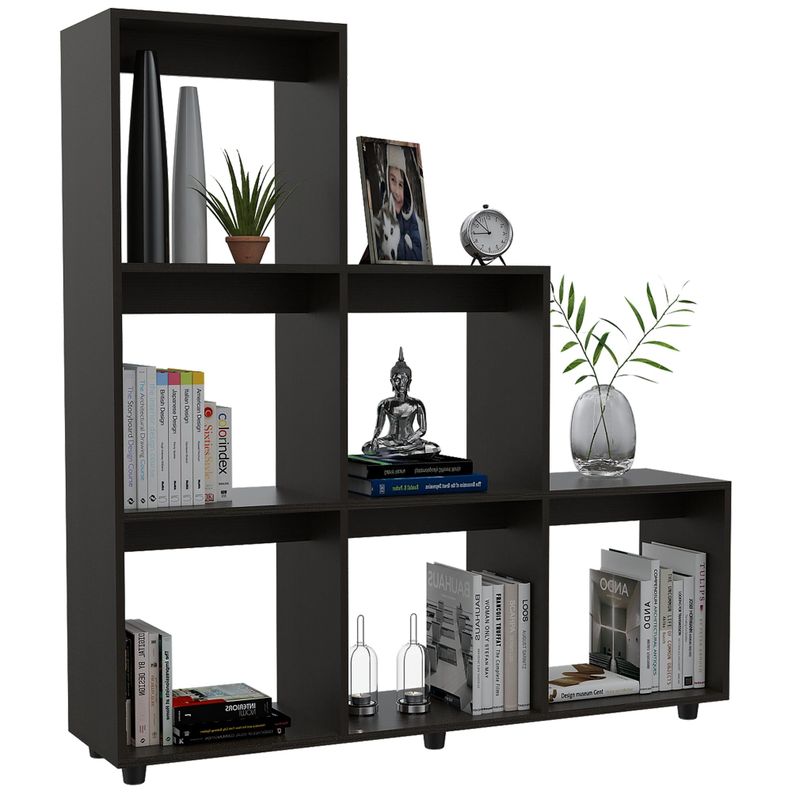 BIBLIOTECA ESCALERA FM-011N - NEGRO-2