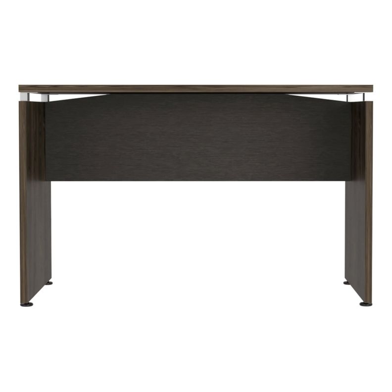ESCRITORIO 120X75X60 CM FM-008N NEGRO Y CAFÉ OSCURO-1