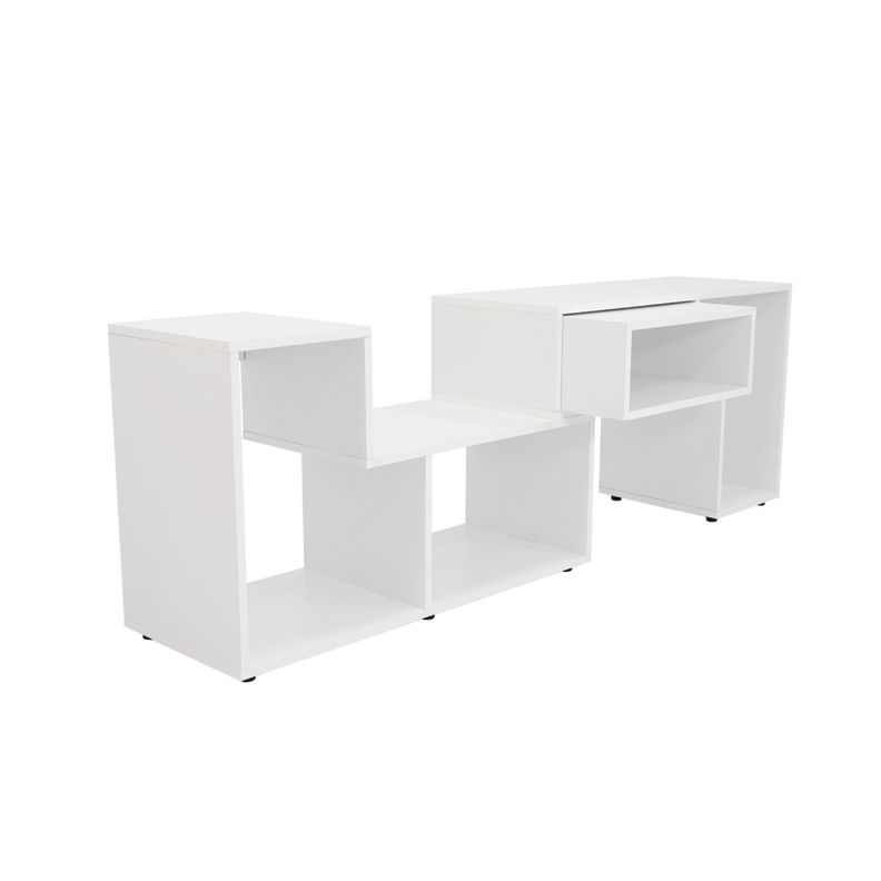 RACK TV 40" EXTENSIBLE FM-036B - BLANCO-0