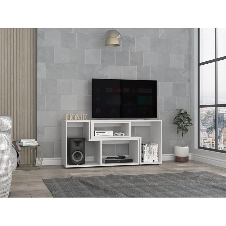 RACK TV 40" EXTENSIBLE FM-036B - BLANCO-4