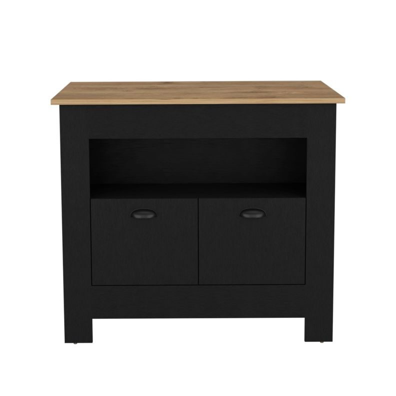ISLA DE COCINA 2 PUERTAS FM-005N NEGRO-0