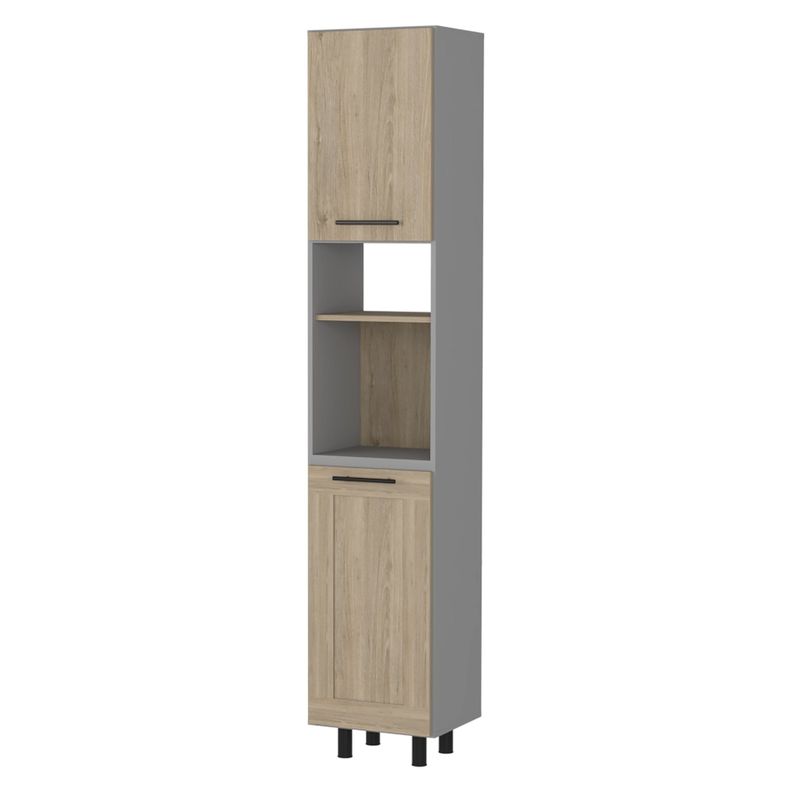 MUEBLE DESPENSA 2 PUERTAS FM-004G GRIS-0
