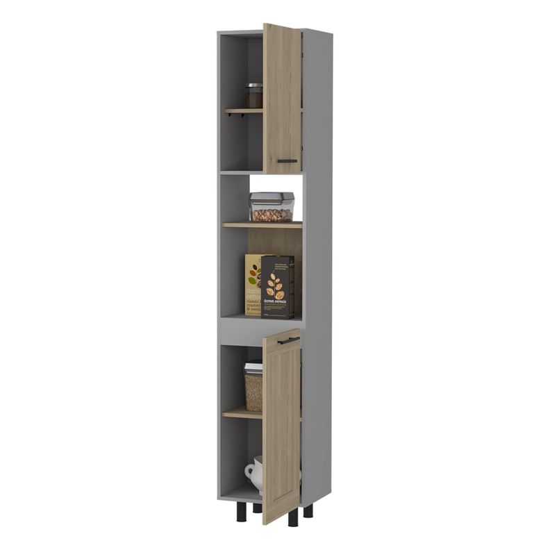 MUEBLE DESPENSA 2 PUERTAS FM-004G GRIS-3