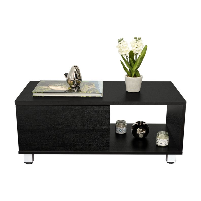 MESA DE CENTRO 1 CAJON FM-017N - NEGRO-2