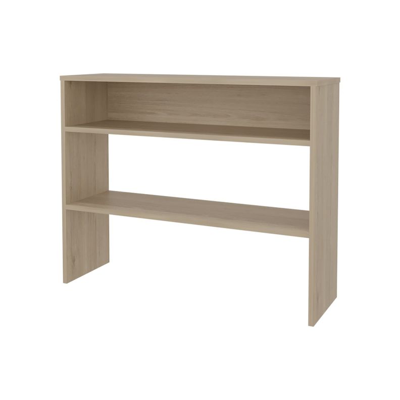 MUEBLE ARRIMO 2 REPISAS 80X100X30 CM FM-001C CAFÉ CLARO-0