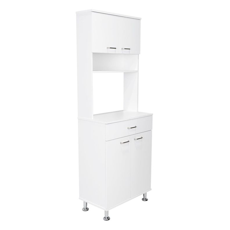 MUEBLE MICROONDAS 4 PUERTAS 1 CAJON FM-012B BLANCO-0