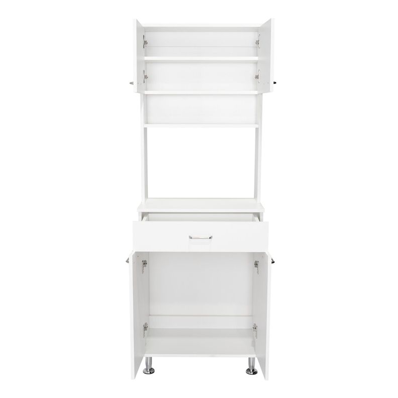 MUEBLE MICROONDAS 4 PUERTAS 1 CAJON FM-012B BLANCO-1