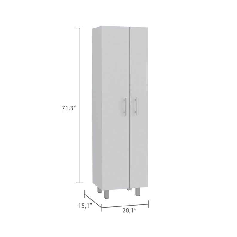 MUEBLE DE ASEO 2 PUERTAS FM-016B BLANCO-1