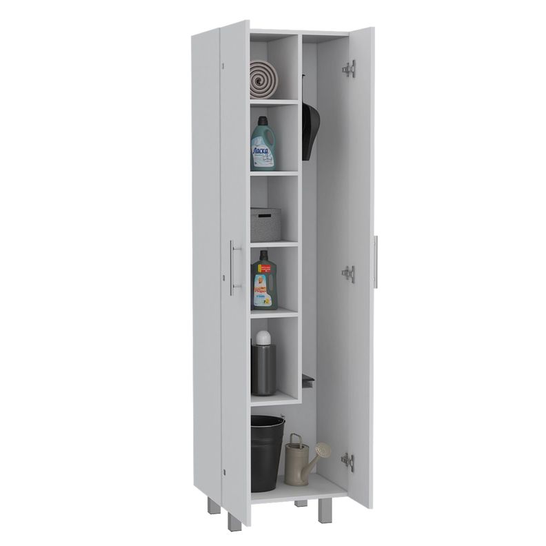 MUEBLE DE ASEO 2 PUERTAS FM-016B BLANCO-3