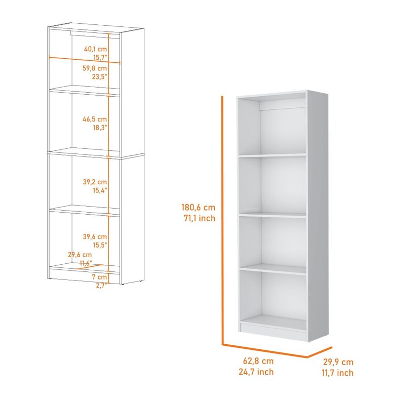 ESTANTE 4 REPISAS FM-017B BLANCO-4