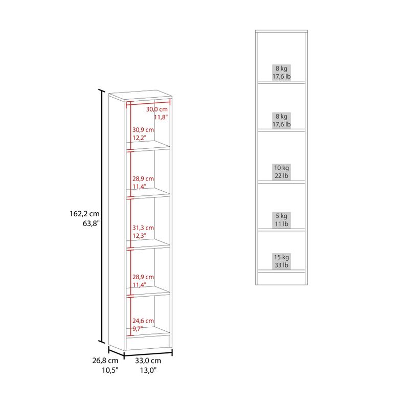 ESTANTE ORGANIZADOR BAÑO 1 PUERTA FM-011B - BLANCO-6