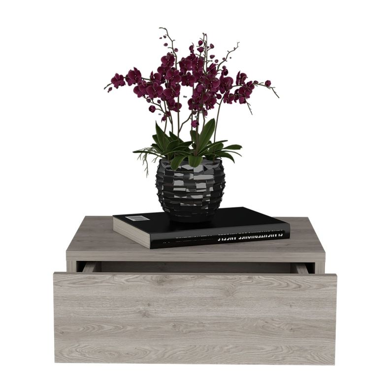 Velador Flotante 1 Cajon Fm-013G Gris-2
