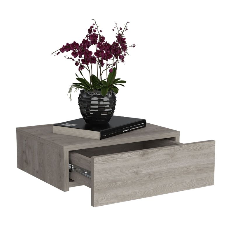 Velador Flotante 1 Cajon Fm-013G Gris-3