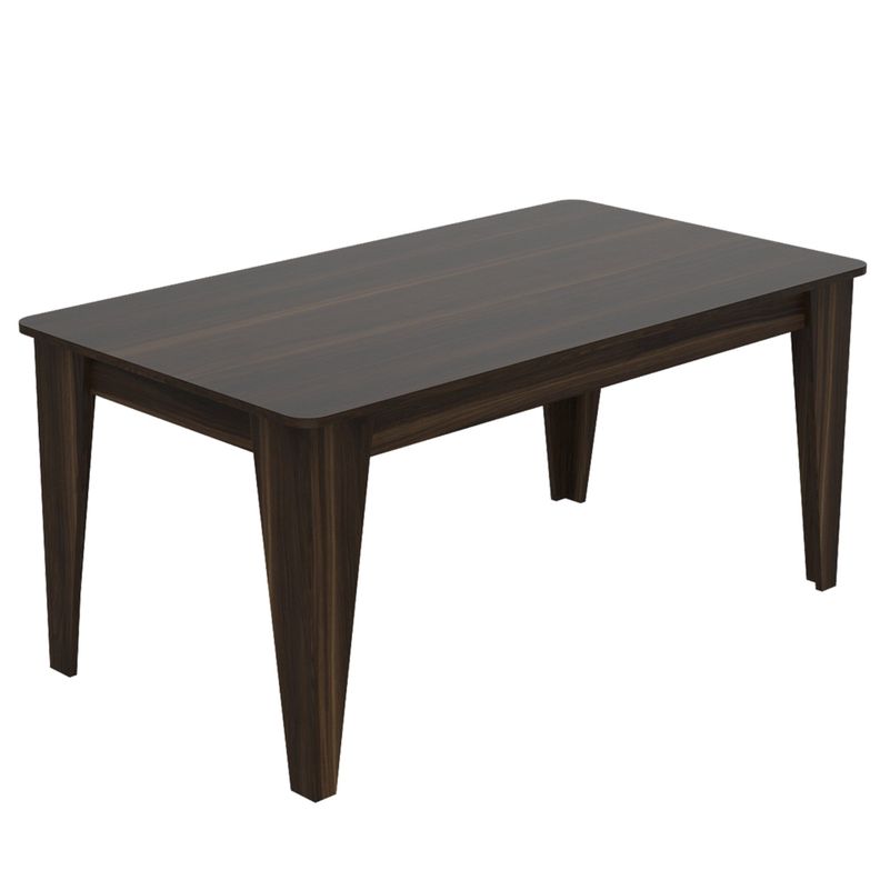 Mesa De Comedor 6 Puestos Fm-007U Café Oscuro-0