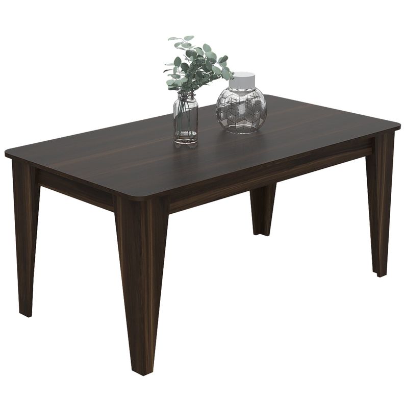 Mesa De Comedor 6 Puestos Fm-007U Café Oscuro-2