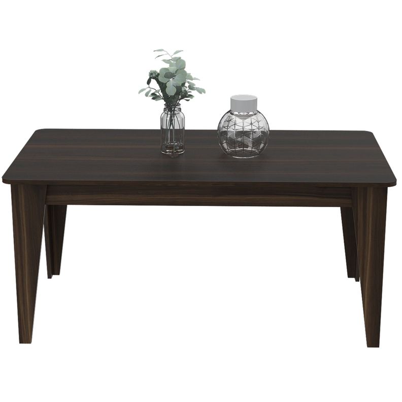 Mesa De Comedor 6 Puestos Fm-007U Café Oscuro-3