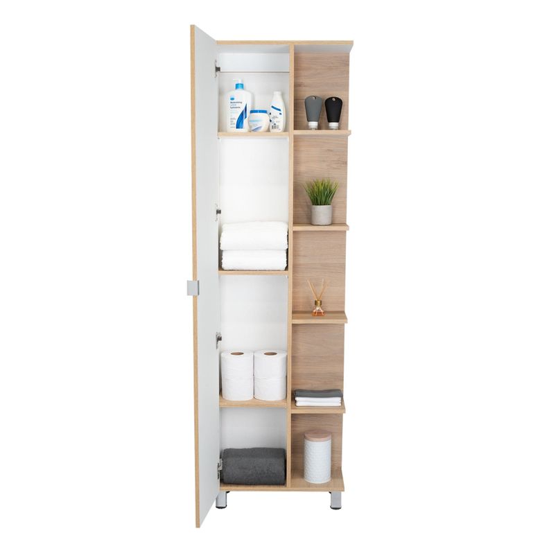 MUEBLE BAÑO 1 PUERTA FM-002C CAFÉ CLARO-2