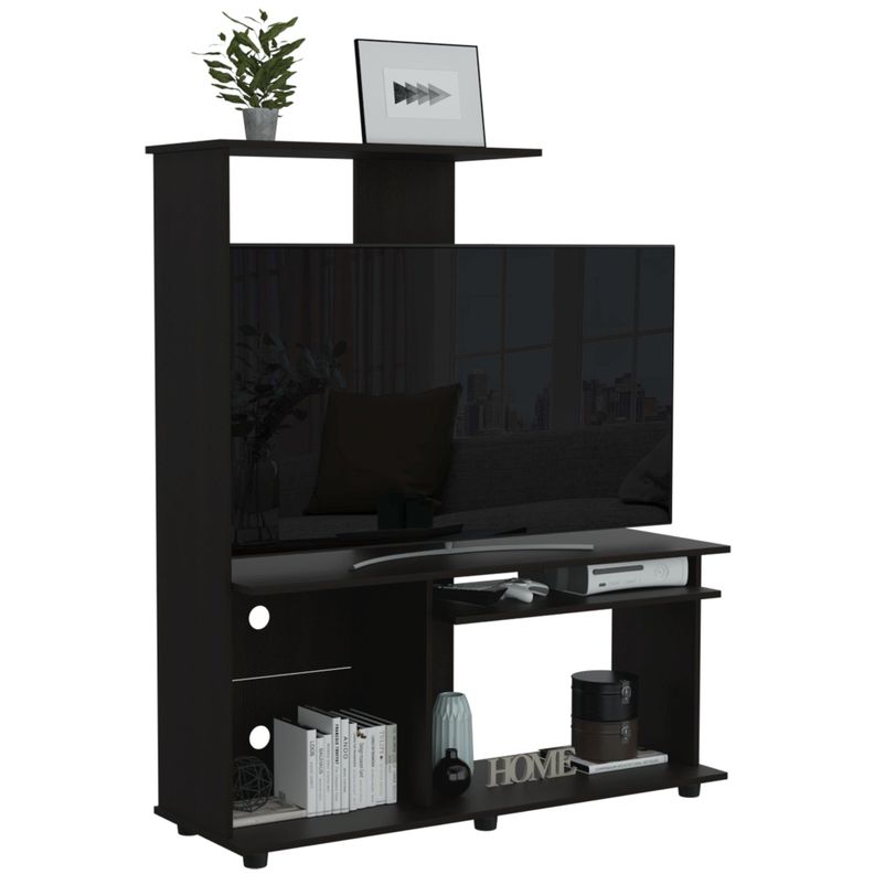 ESTANTE TV 50" CON 5 REPISAS FM-005N - NEGRO-2