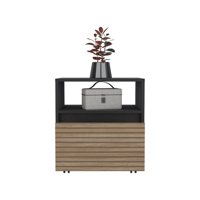 VELADOR CON RUEDAS 1 CAJON FM-018N - NEGRO-2