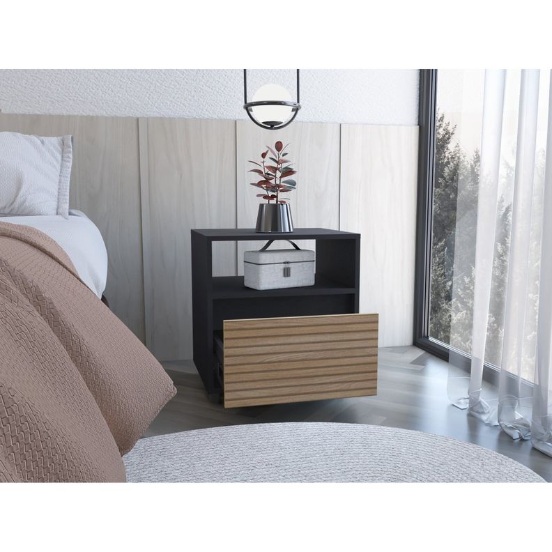 VELADOR CON RUEDAS 1 CAJON FM-018N - NEGRO-5