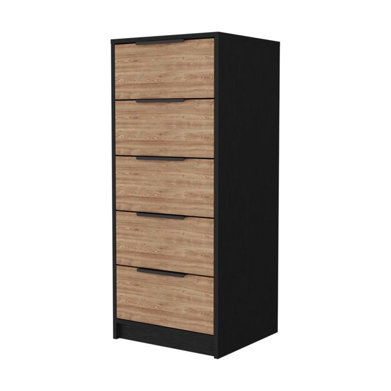 COMODA 5 CAJONES FM-002N - NEGRO-0