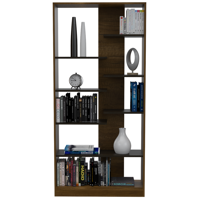 BIBLIOTECA FM-003C - CAFE OSCURO Y NEGRO-2
