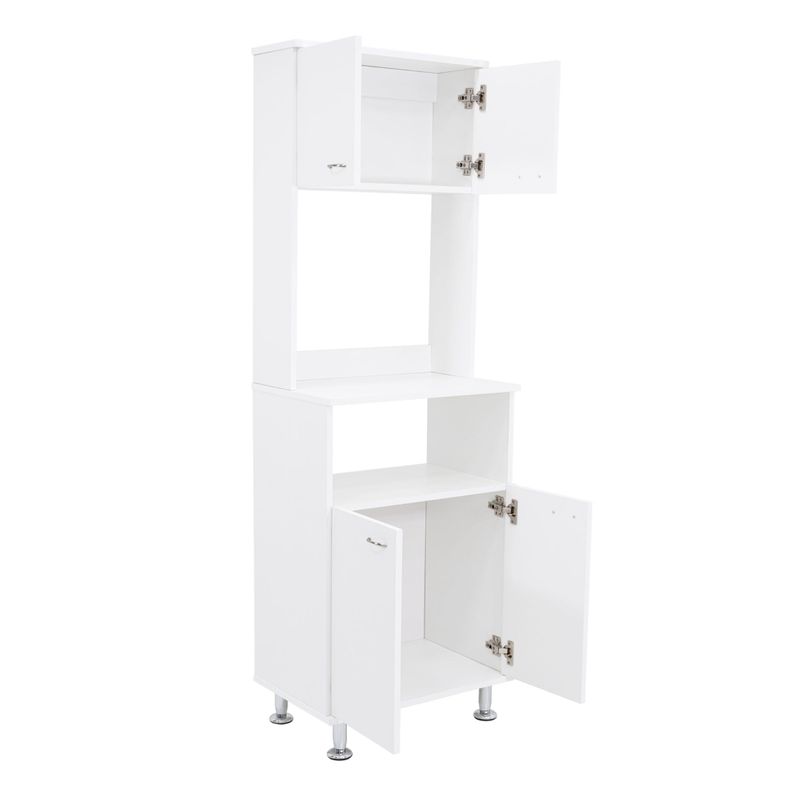 MUEBLE MICROONDAS 4 PUERTAS FM-011B BLANCO-1