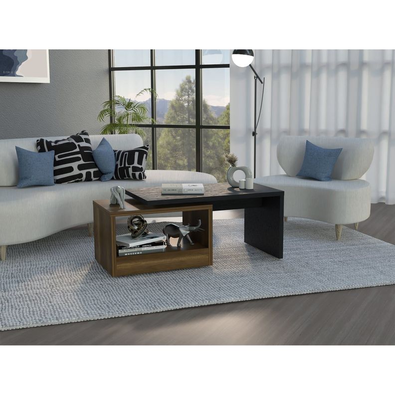 MESA DE CENTRO 45x100,2x45 CM FM-026N - NEGRO-4