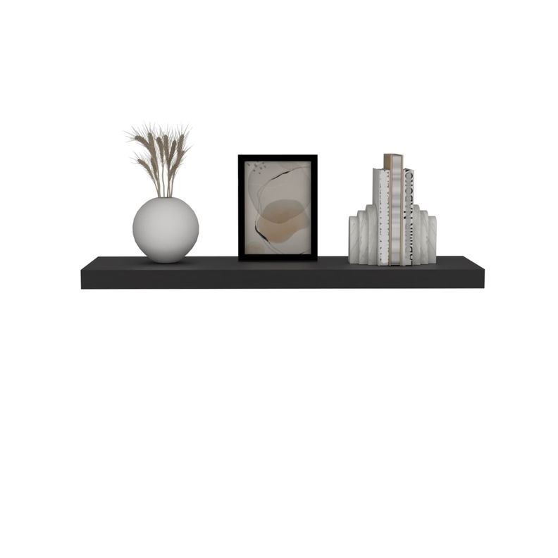 REPISA FLOTANTE 80x25x3,8 CM FM-041N X1 UNIDAD- NEGRO-0