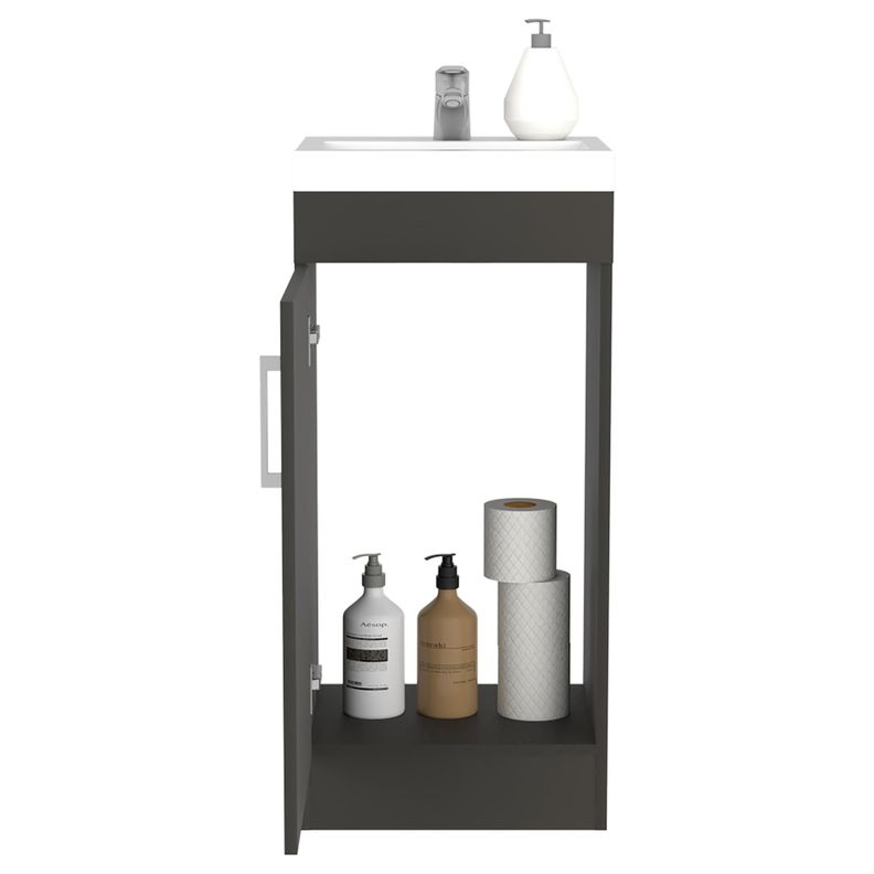 MUEBLE VANITORIO 1 PUERTA FM-005N - NEGRO-2