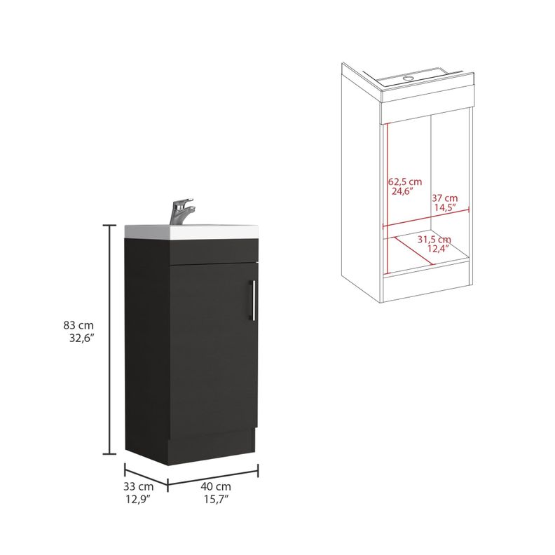 MUEBLE VANITORIO 1 PUERTA FM-005N - NEGRO-6