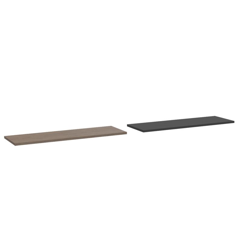 SET 2 REPISAS 160X25X1,5 CM FM-001G GRIS Y CAFÉ CLARO-0