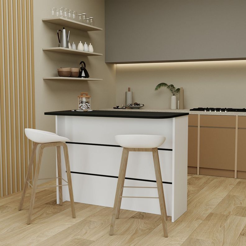 ISLA COCINA 120X60X90 CM FM-003N NEGRO-4