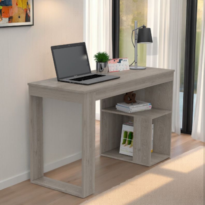 ESCRITORIO 120X73,5X50 CM FM-037G GRIS-4