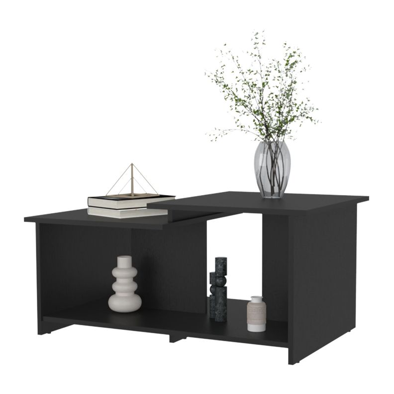 MESA DE CENTRO RECTANGULAR FM-016N - NEGRO-2