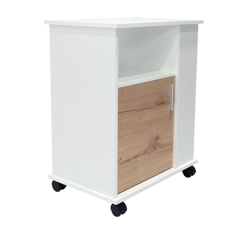 MUEBLE MICROONDAS 1 PUERTA FM-015B - BLANCO-1