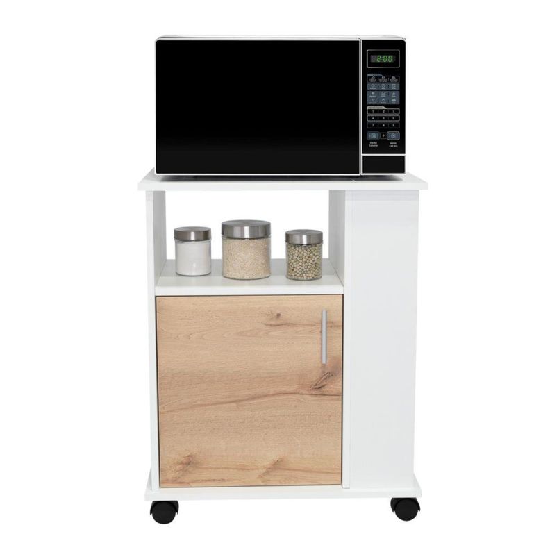 MUEBLE MICROONDAS 1 PUERTA FM-015B - BLANCO-2